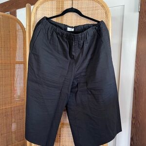 Saturdays New York City Black Flat Front Shorts
